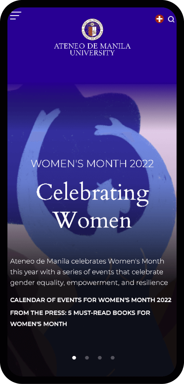 Ateneo de Manila University Dthree Digital Top Website Design